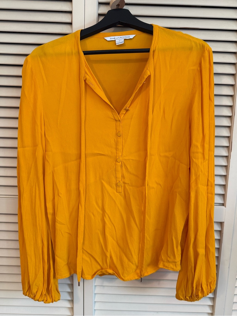DVF Saffron Blouse - Diane von Furstenberg